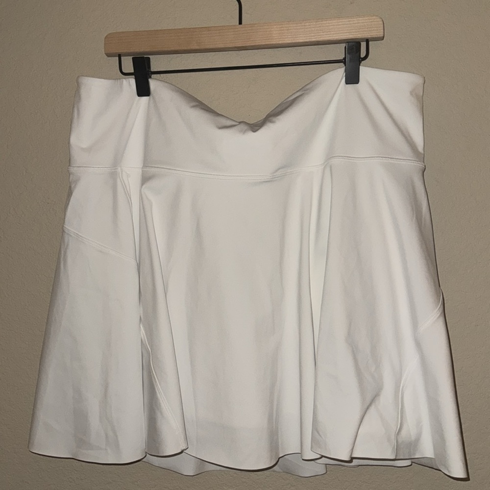 Athleta Ace Tennis‎ Skort 15.5” White Size 2X New - Picture 5 of 6